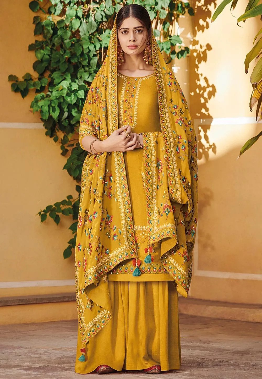 Yellow pakistani shops dresses